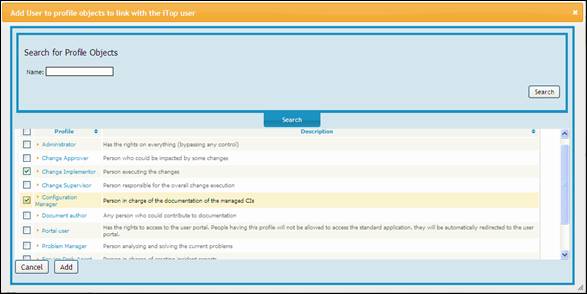 Adding profiles to an account