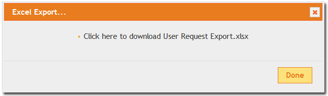 Excel Export progress