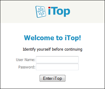 iTop Login Form