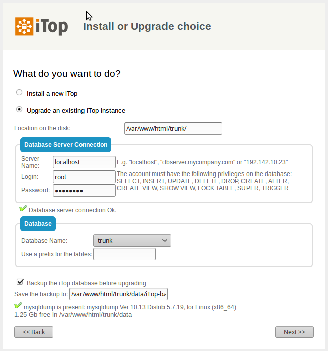 Step 2: Install or upgrade