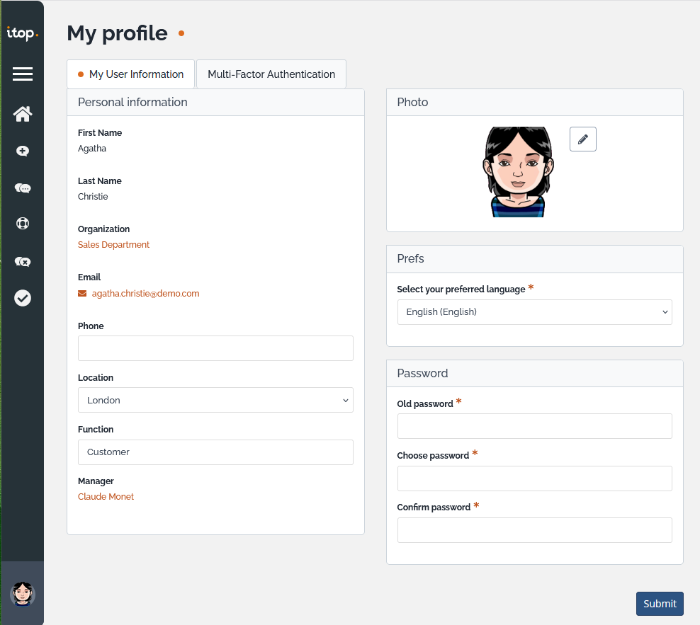  Updating your profile