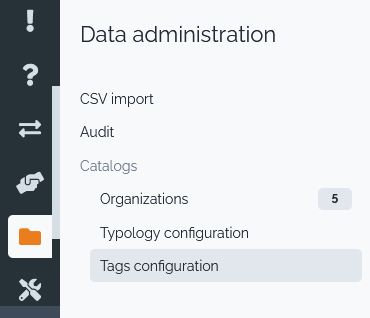 Organizations Menu Organizations Menu