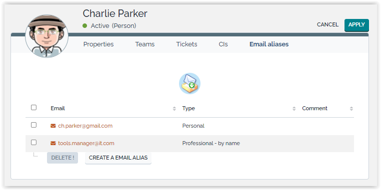  Multiple email per contact alias creation 