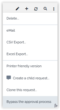  Approval process automation bypass menu