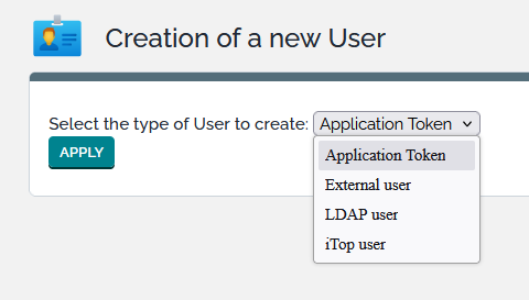 Creating a new User Account Creating a new User Account