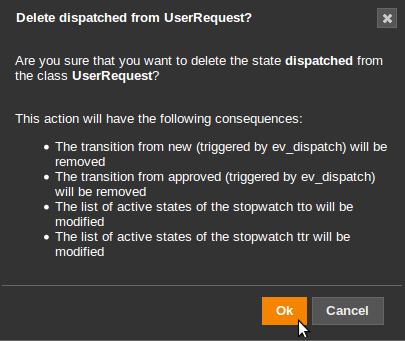 Remove State confirmation dialog