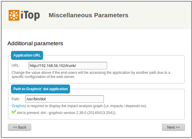 Step 6: Misc parameters
