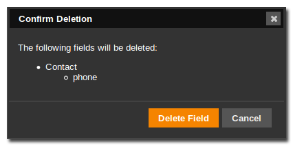 Delete Field Dialog