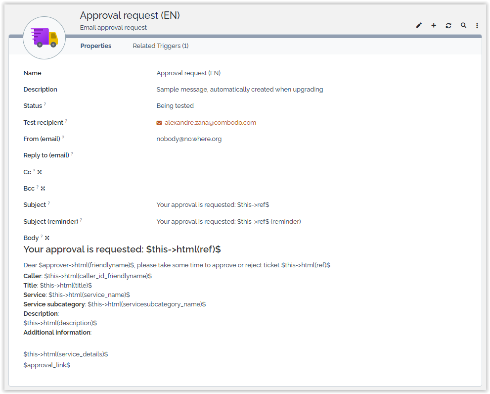  Approval process automation default notification