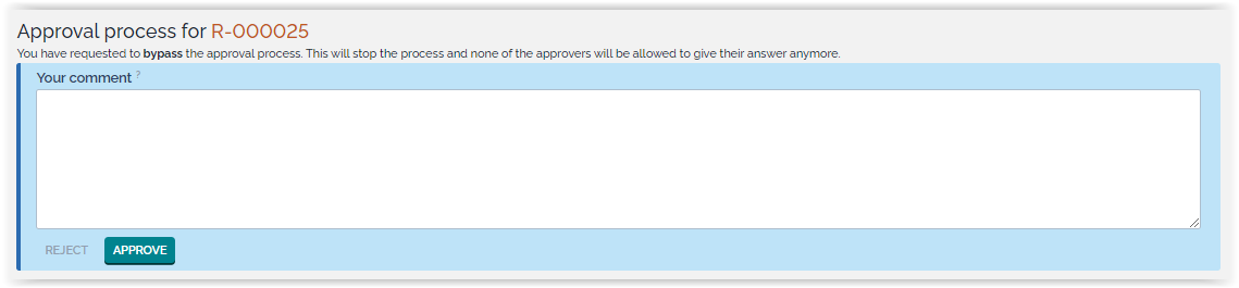  Approval process automation bypass approbation